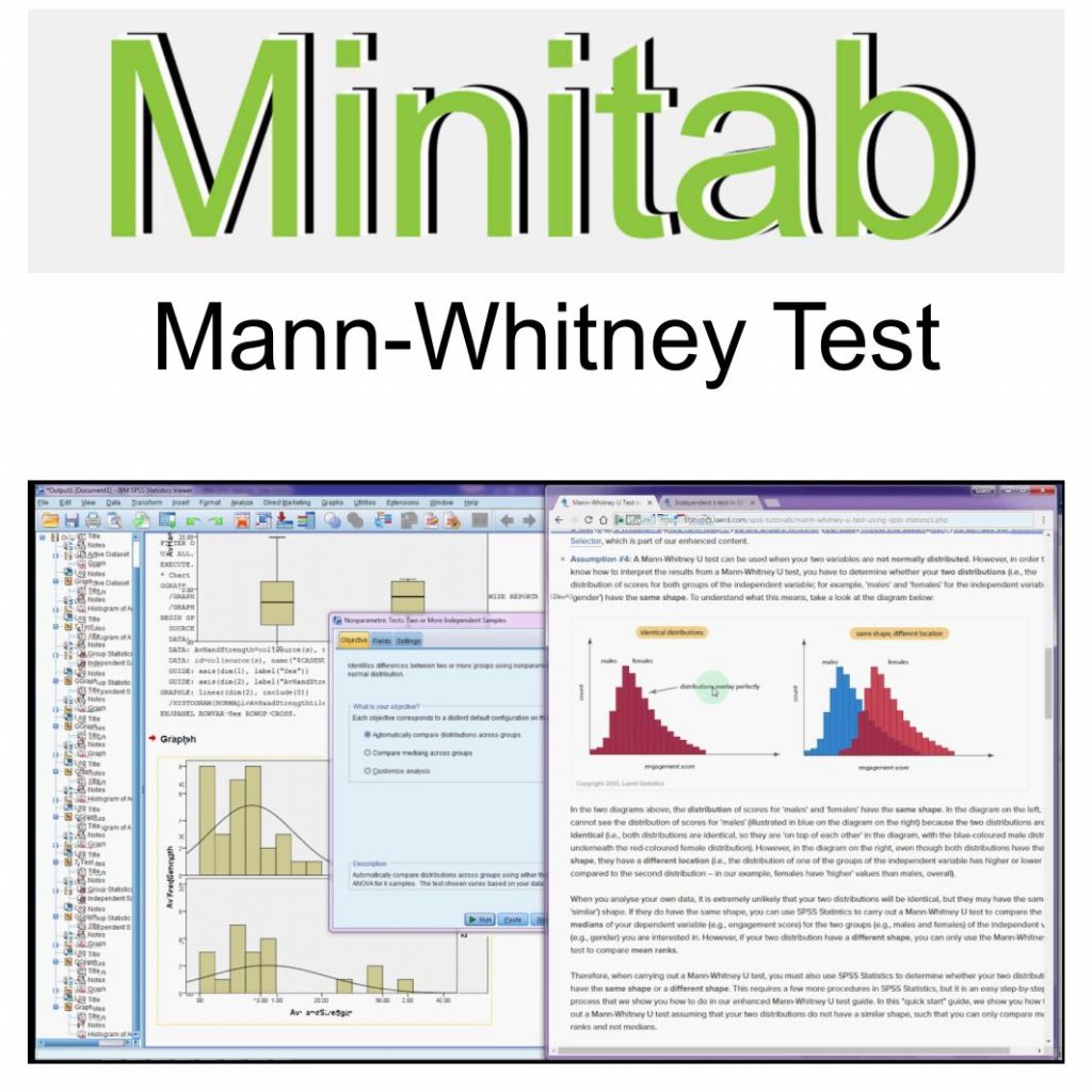 Online casovi Minitaba Mann Whitney test reseni zadaci