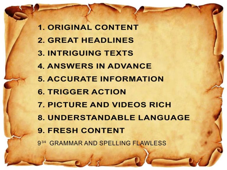 9 golden rules for a great content writing for SEO 4