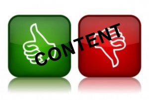Is your website content good or bad