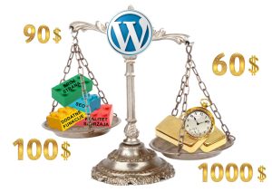 Affordable WordPress website design - What does the price of a website depend on