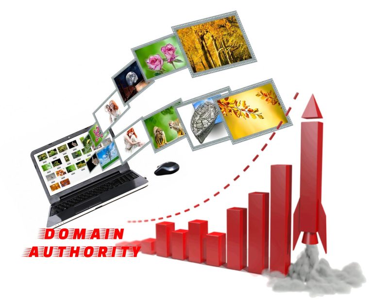 Benefits of website redesign - steady increase of the Domain Authority