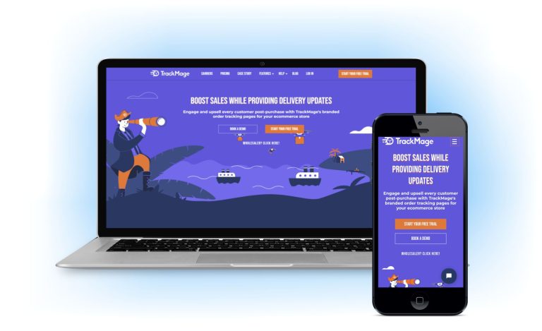 TrackMage SAAS eCommerce app for order tracking and customer retention