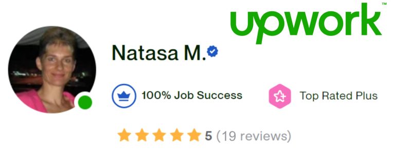 Advanced SEO specialist - Upwork freelancer Natasa Mezej